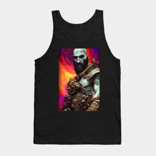 CYBERPUNK STEAMPUK KRATOS GOW Tank Top